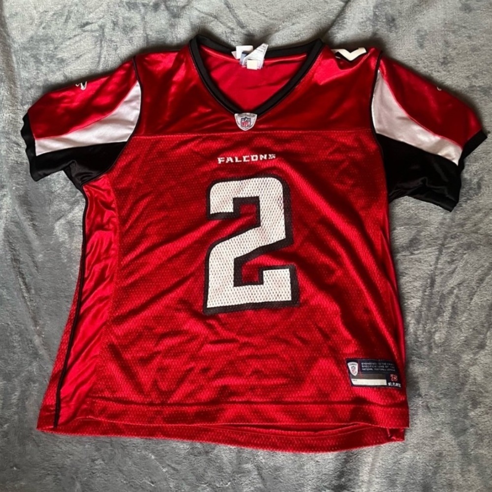 NFL Equipment Atlanta Falcons Matt Ryan 2 Jersey Womens Large Red Football